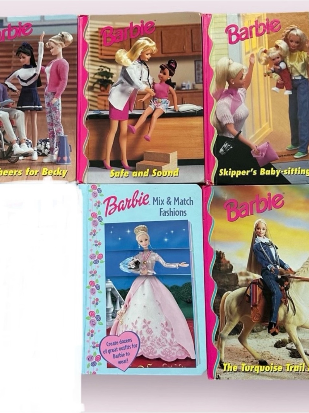5 Barbie and Friends Book Club Hardcover